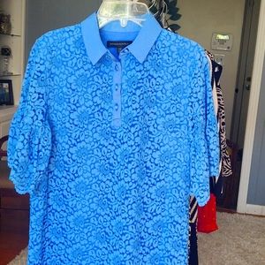 Banana Republic XS blue lace dress